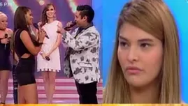 	<p>Lucho Cuéllar le cantó a Katty García delante de su novia.</p>