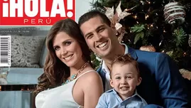 	<p>Maju Mantilla junto a su esposo Gustavo Salcedo y su hijo Gustavito. (Foto: Hola Per&uacute;)</p>