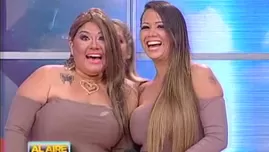 	<p>Melissa Klug conoció a su doble en Al Aire.</p>