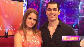 	<p>Michela Elías sorprendió a Ike Parodi en su cumpleaños.</p>