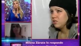 	<p>Milena Zárate le respondió a su hermana Greysi Ulloa.</p>