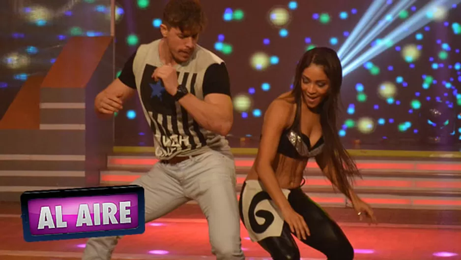 Juan Pablo Bezada en pleno baile.