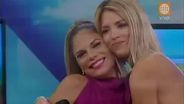 	<p>Sheyla Rojas y Sandra Arana se reconciliaron en Al Aire.</p>