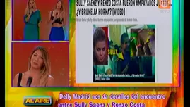 	<p>Delly Madrid dio detalles del encuentro de Sully y Renzo</p>