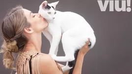 	<p>Anahí de Cárdenas y su debilidad por los gatitos (Foto: Viu)</p>