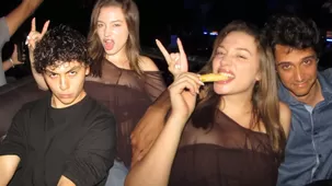 Adriana Campos y sus fotos con Eduardo, Estiven y Britani de AFHS | Fuente: Instagram