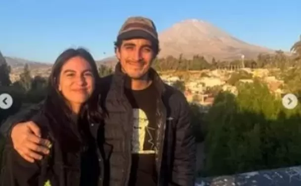 Jorge Guerra y su novia Silvana Picco