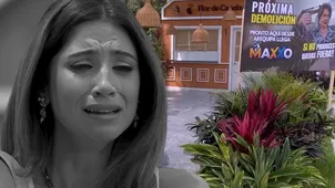 Alessia lloró desconsoladamente tras perderlo todo