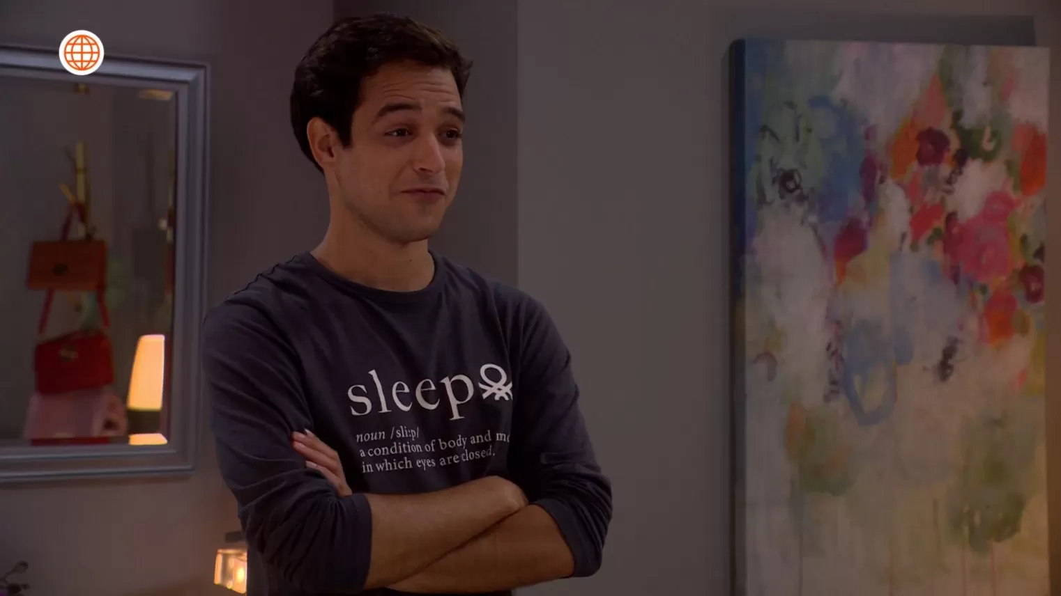 Cristóbal burlándose de Alessia