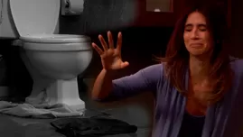 Alessia en shock por el baño | Composición: Katherine Lozano | fuente: América Televisión