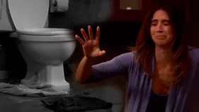 Alessia quedó aterrada por atorar el baño de los Gonzáles