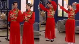 Alessia y Cristóbal se lucieron en baile al estilo oriental