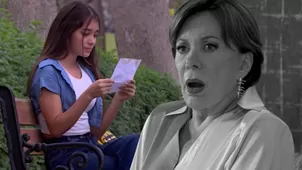 Angelita descubrió la verdad de Francesca en carta de Claudia