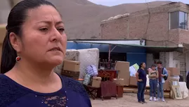 Aparecida y su familia fueron desalojados de su casa | Fuente: AFHS