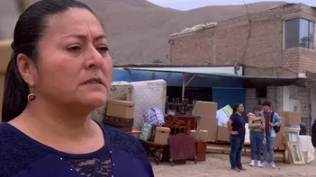 Aparecida y su familia fueron desalojados de su casa | Fuente: AFHS