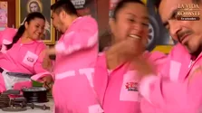 Aparecida lanzó "chancletazo" a Joel por despedirla del taller