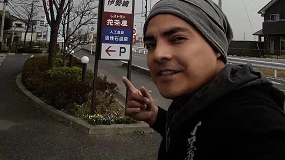 Así disfruta Erick Elera de su estadía en Japón.