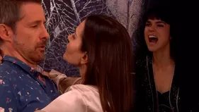Cayetana se burló al ver cómo Leonardo rechazó beso a Marcela