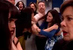 Cayetana se peleó con Marcela y Francesca le lanzó cachetada