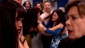 Cayetana se peleó con Marcela y Francesca le lanzó cachetada