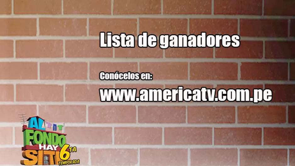 Ganadores del concurso de Al fondo hay sitio