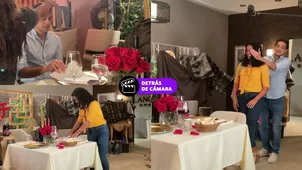 Detrás de cámara AFHS: Así se grabó la cena de July y Cristóbal