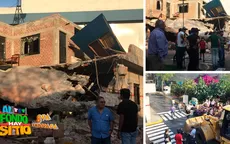 Detrás de cámaras AFHS: Así fue la destrucción de la casa Gonzales - Noticias de ���������������������������TALK:ZA31���24������ ������������ ������   ������
