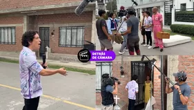 Detrás de cámaras de Mateo Garrido Lecca en Al fondo hay sitio