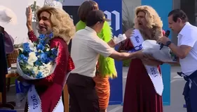 Diego estalló de emoción al ganar concurso 'Miss Corporación'