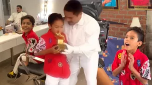Erick Elera: Así se preparó su hijo Lucas para aparecer en AFHS