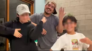 Erick Elera se luce bailando "Tic tic tac" junto a sus hijos