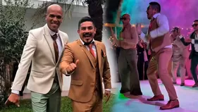 Erick Elera se robó show en boda de Gaspar de Al Fondo Hay Sitio