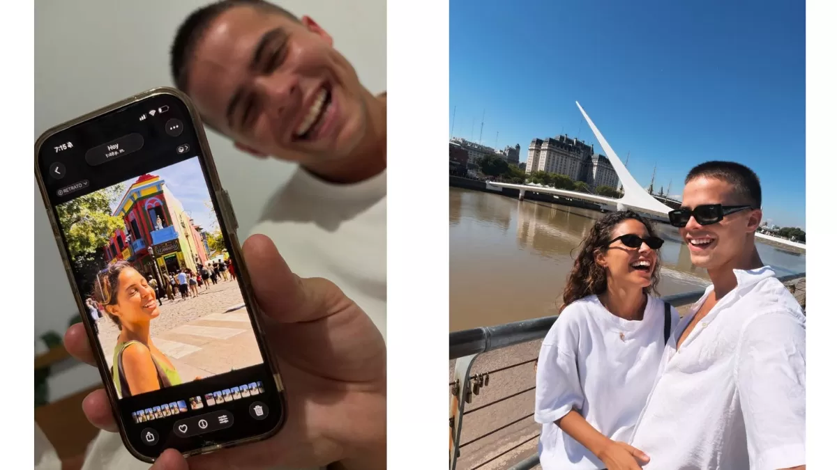 Vasco Rodríguez y su pareja.