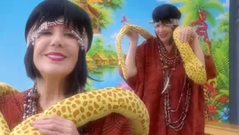 Francesca impactó al bailar al estilo selvático.  | Fuente: AFHS 