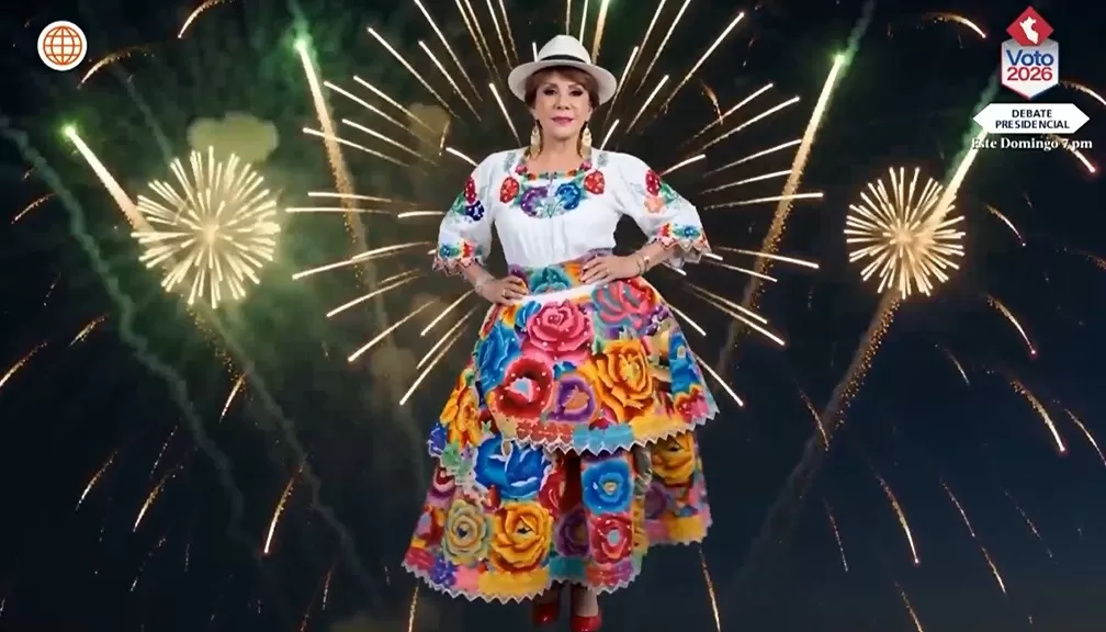 Francesca quedó encantada con video de 'Corporación Mamani'.