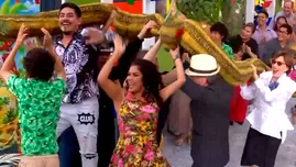 Francesca y Joel bailaron así en la inauguración del negocio de Gladys. | Fuente: Al fondo hay sitio