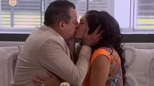 Gladys besó a Miguel Ignacio tras aceptar ser su esposa
