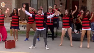 Los Gonzáles se disfrazaron de 'hinchas brasileros'