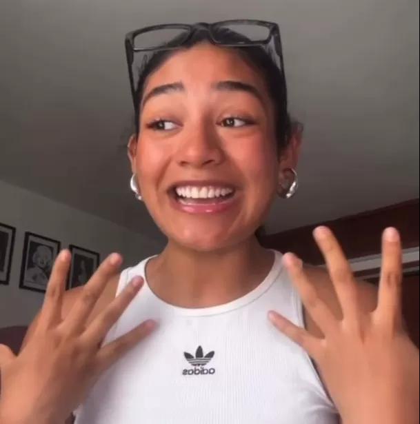 Guadalupe Farfán desatando su emoción por nominación