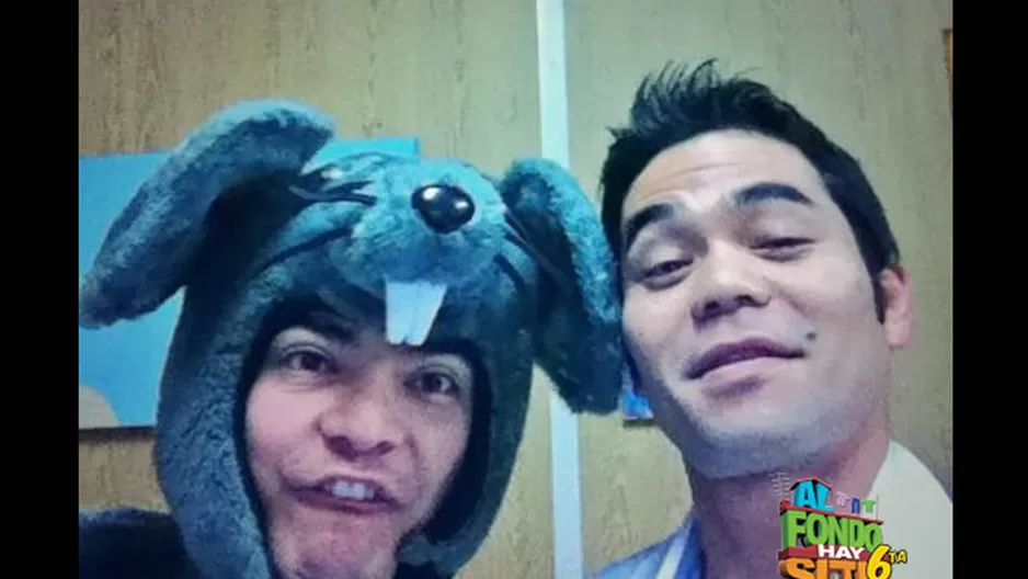 	Hiro junto a Joel una rata peluda