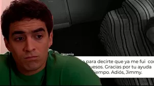 Jimmy reaccionó indiferente a la triste despedida de Yesenia