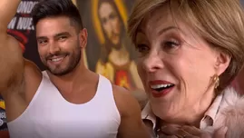 Joel "guapo" impresionó a Francesca con sus músculos