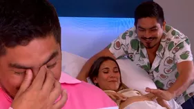 Joel se emocionó al ver ecografía de su bebé con Macarena