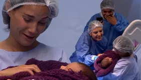 Joel y Macarena se convirtieron en padres