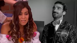 Juana llorando por divorcio con Juan Pablo | Composición: Katherine Lozano | Fuente: América Televisión