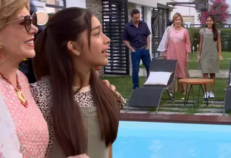 Angelita y Leonardo se mudaron con Francesca a su mansión