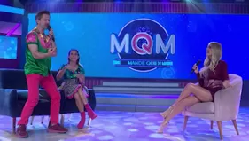 Leonardo y Macarena se presentaron en MQM por su nueva canción
