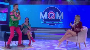 Leonardo y Macarena se presentaron en MQM por su nueva canción