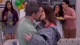 Leonardo besó a Marcela frente a los Gonzáles