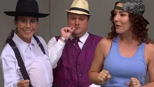 Lorena, Olinda y Claudio imitaron a sus parejas